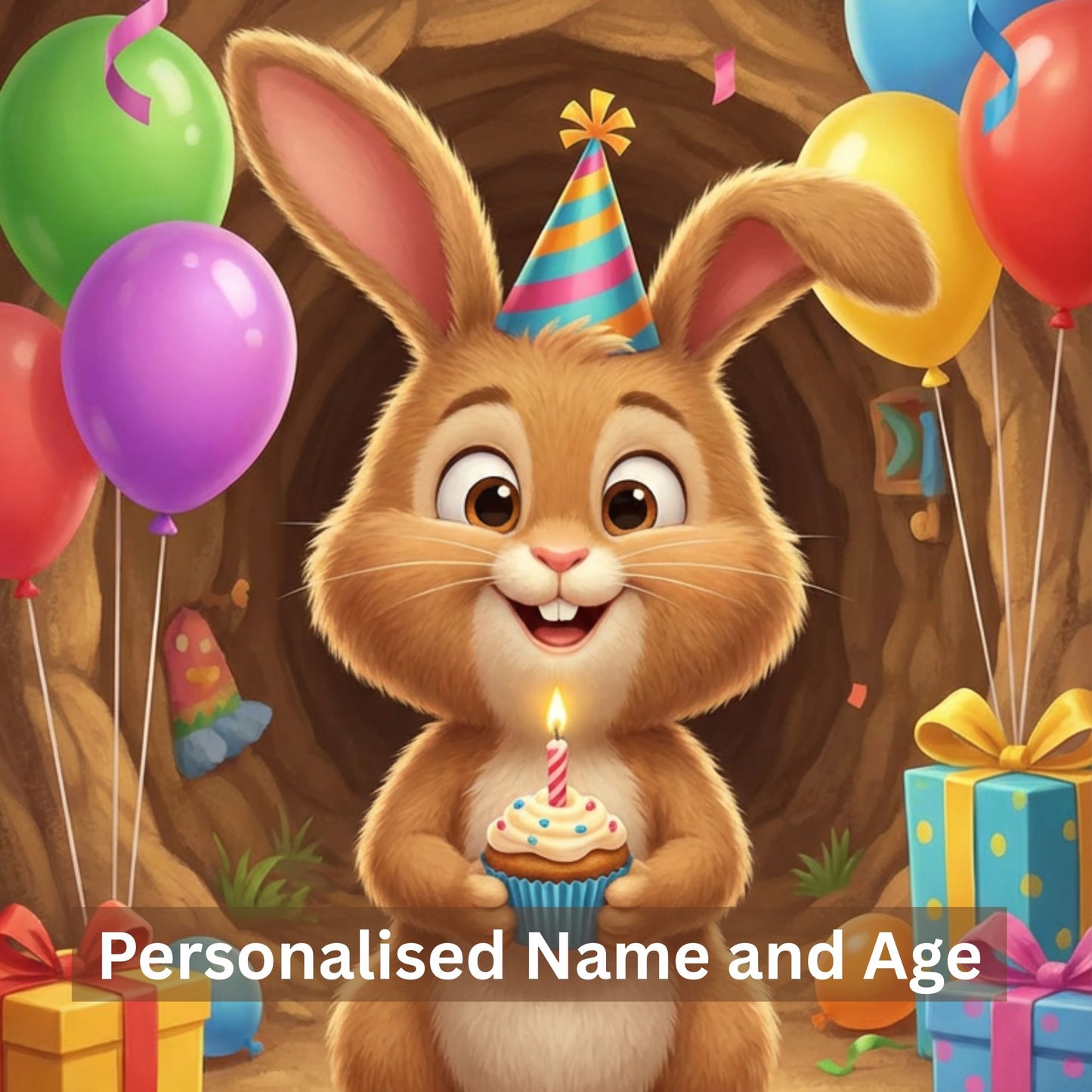 Birthday Bunny – Personalised Name Video Message